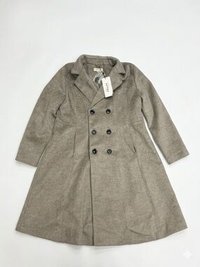 APTRO NWT Double Breasted Winter Dress Wool Blend Coat Size XXL